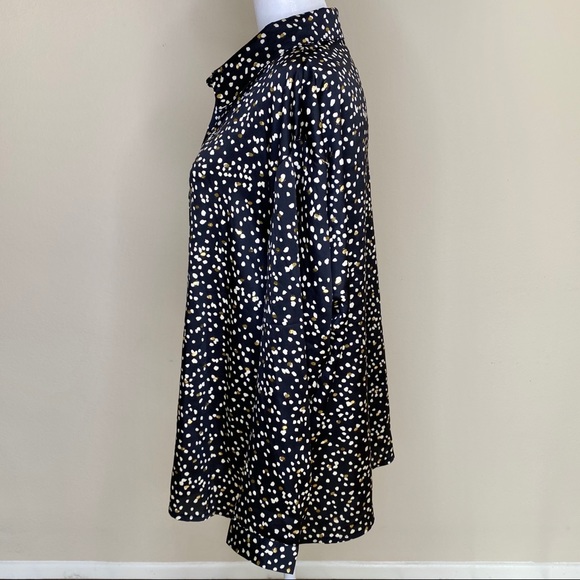 Nasty Gal Feelin’ Dot Button Down Shirt - Size 14 - Picture 4 of 11